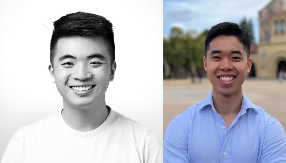 Dan Fu (left) and Tri Dao (right)