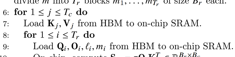 fig 15: forward pass — initialising O, ℓ and m in HBM
